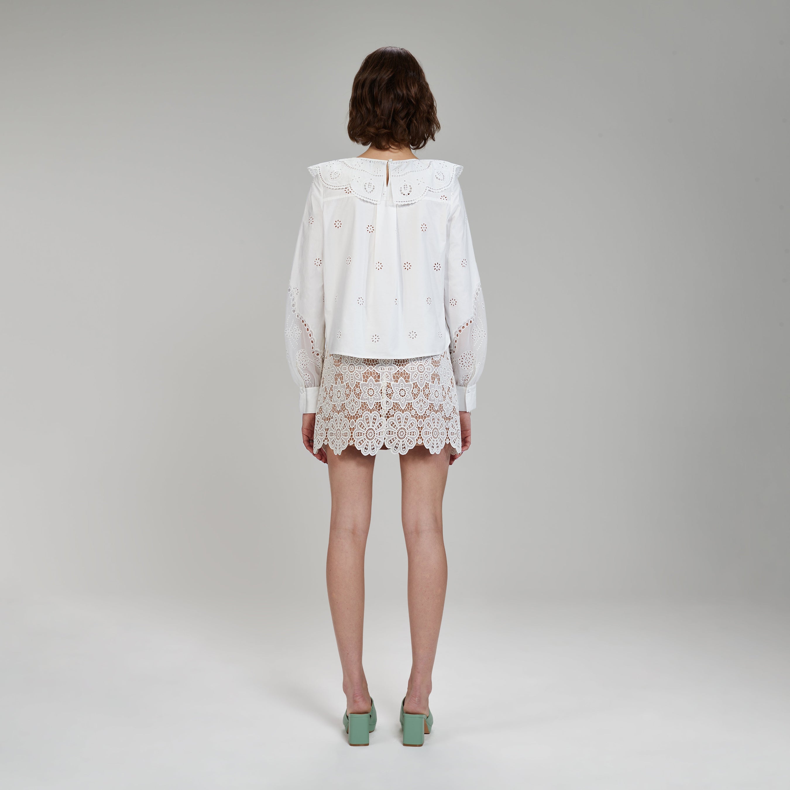 Daisy Cotton Broderie Anglaise Shirt