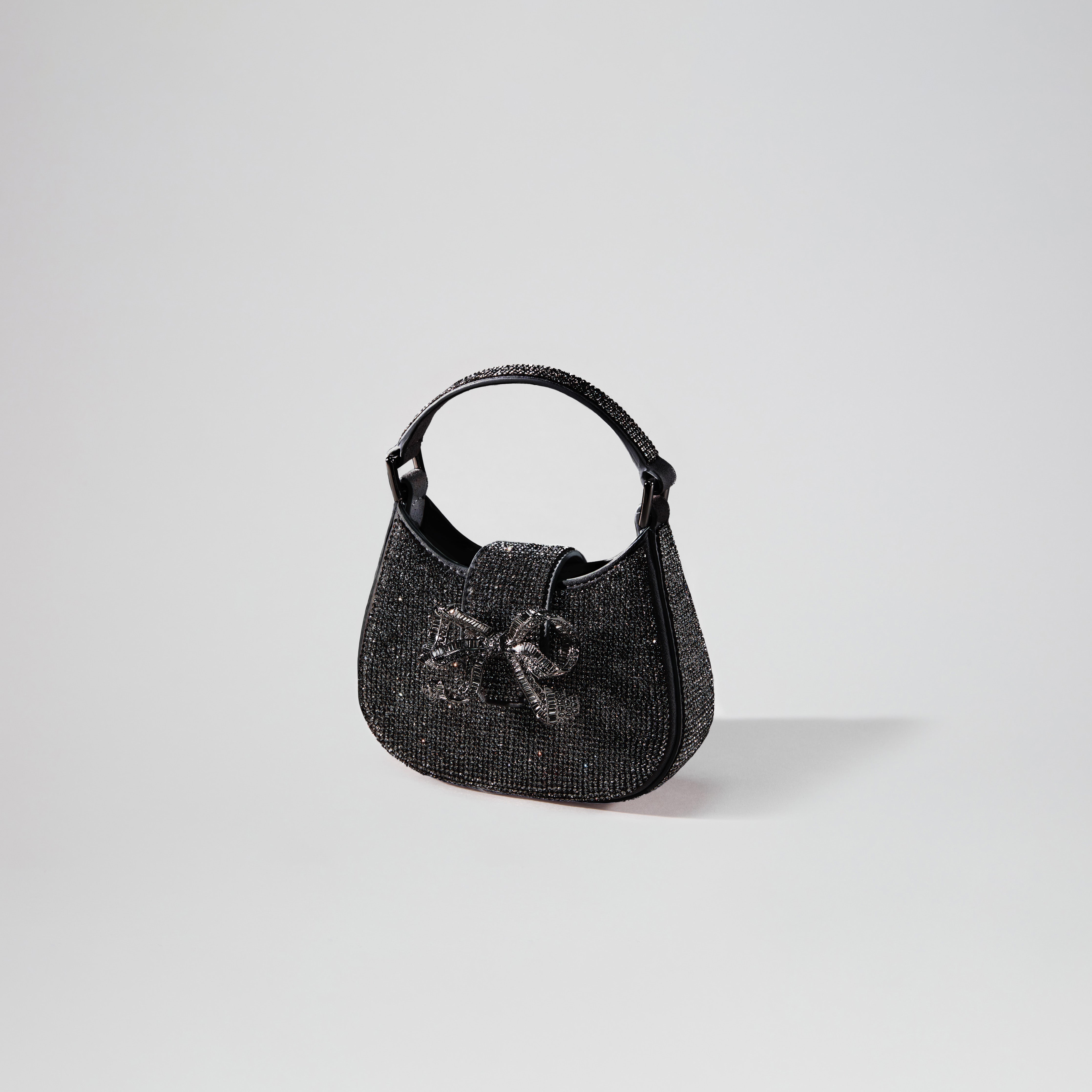 Denim Large Flower with Rhinestones Design Sling Handbag 🌟 UNIQUE 🌟,  Luxury, Bags & Wallets on Carousell