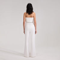 White Feather Jumpsuit