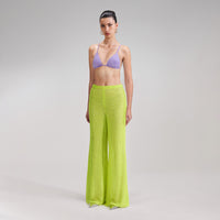 Green Beaded Trousers