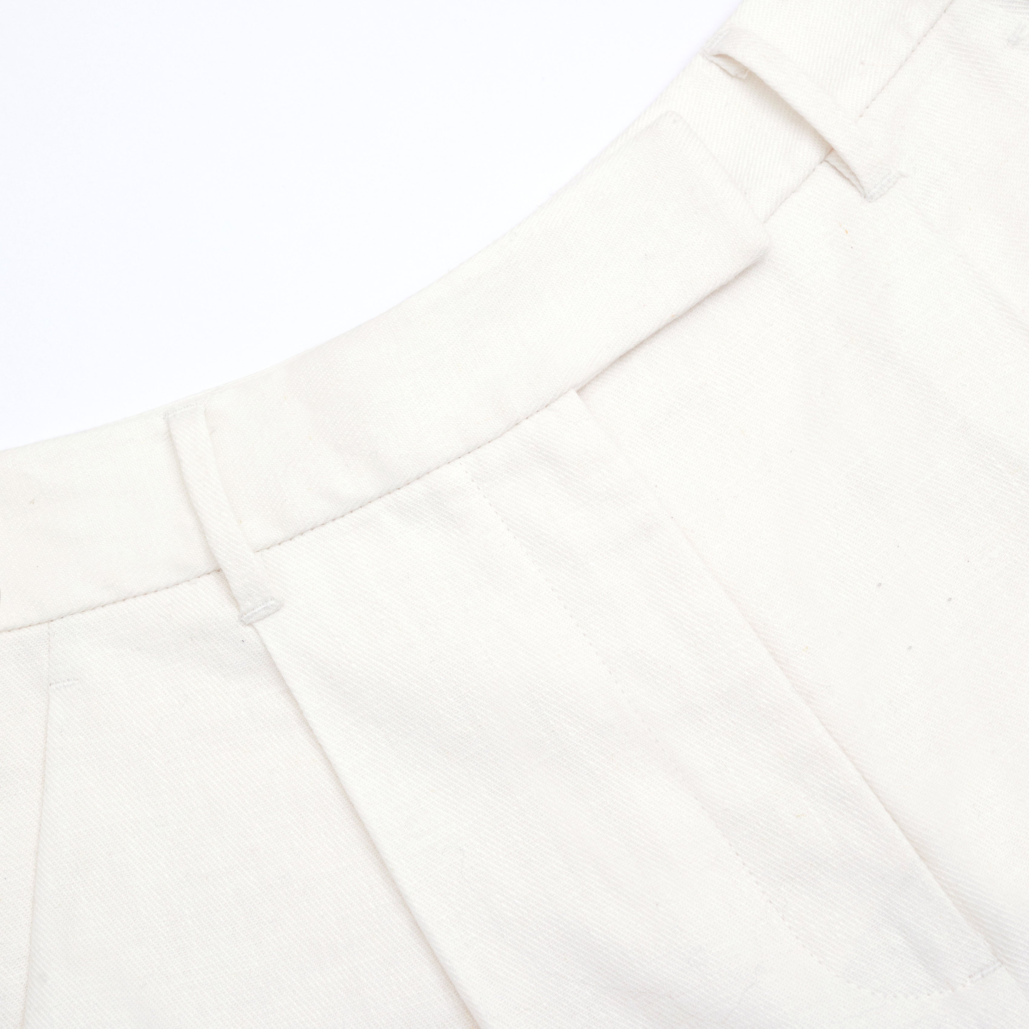 White Linen Trousers