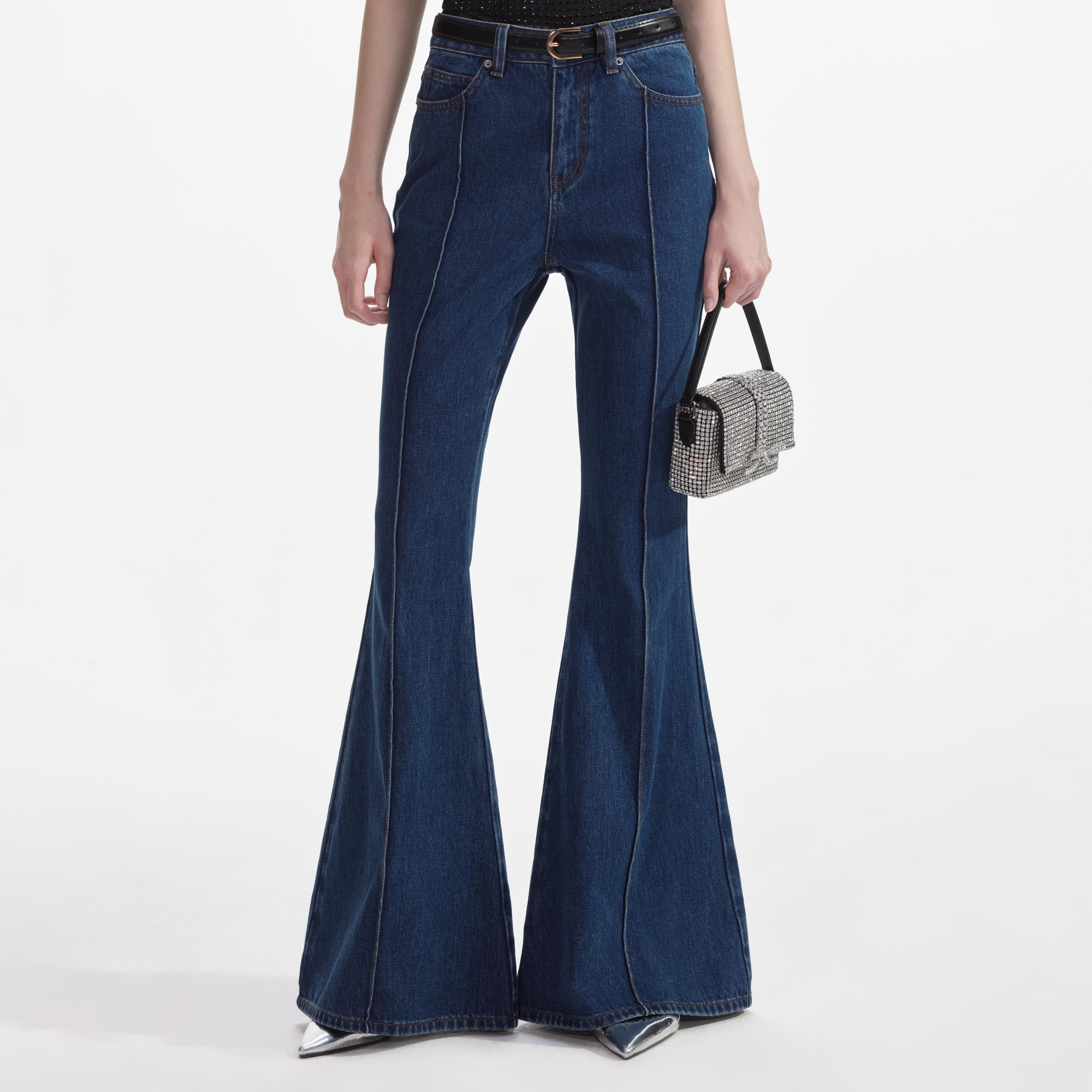 Denim Kick Flare Jeans