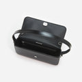 Black Leather Shoulder Bag