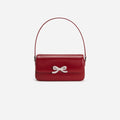 Burgundy Leather Shoulder Bag