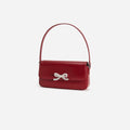 Burgundy Leather Shoulder Bag