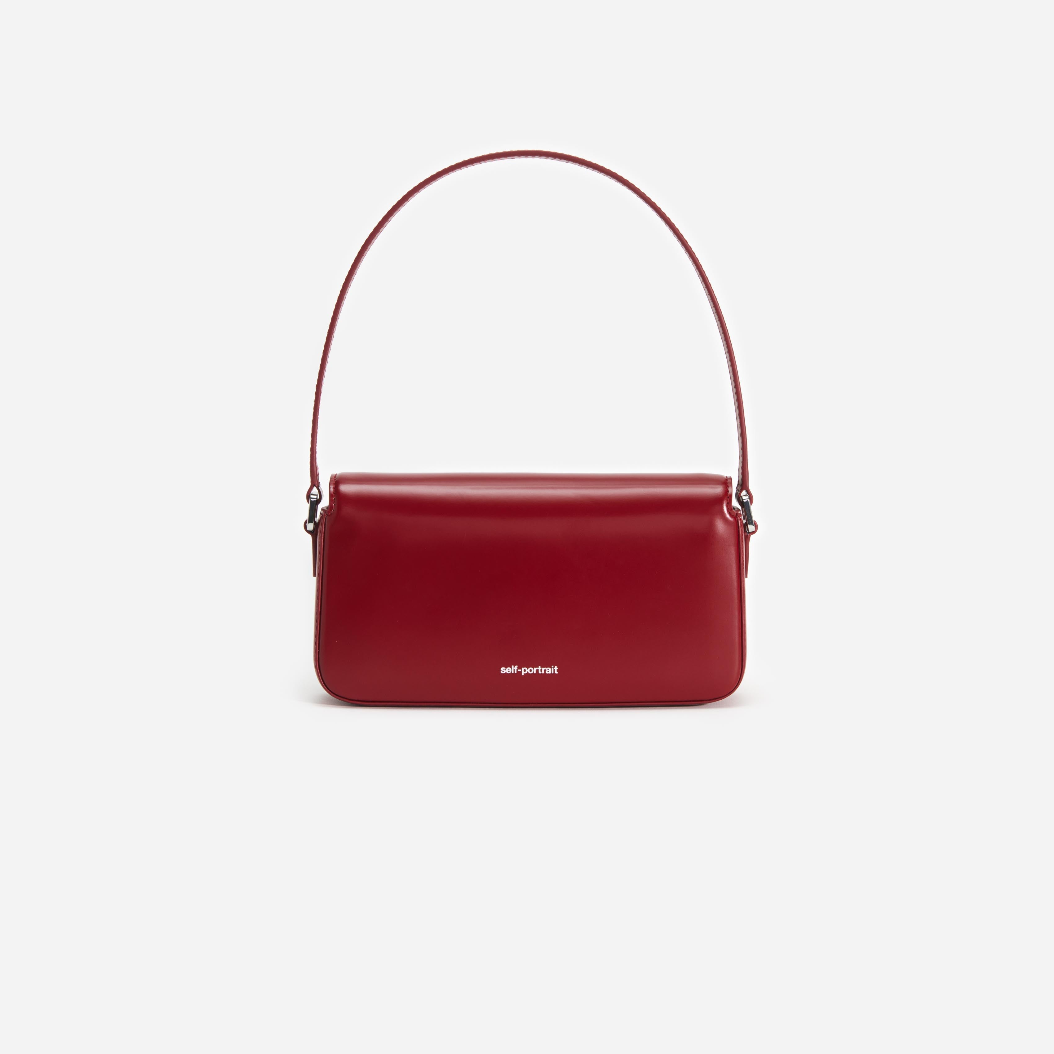 Burgundy Leather Shoulder Bag