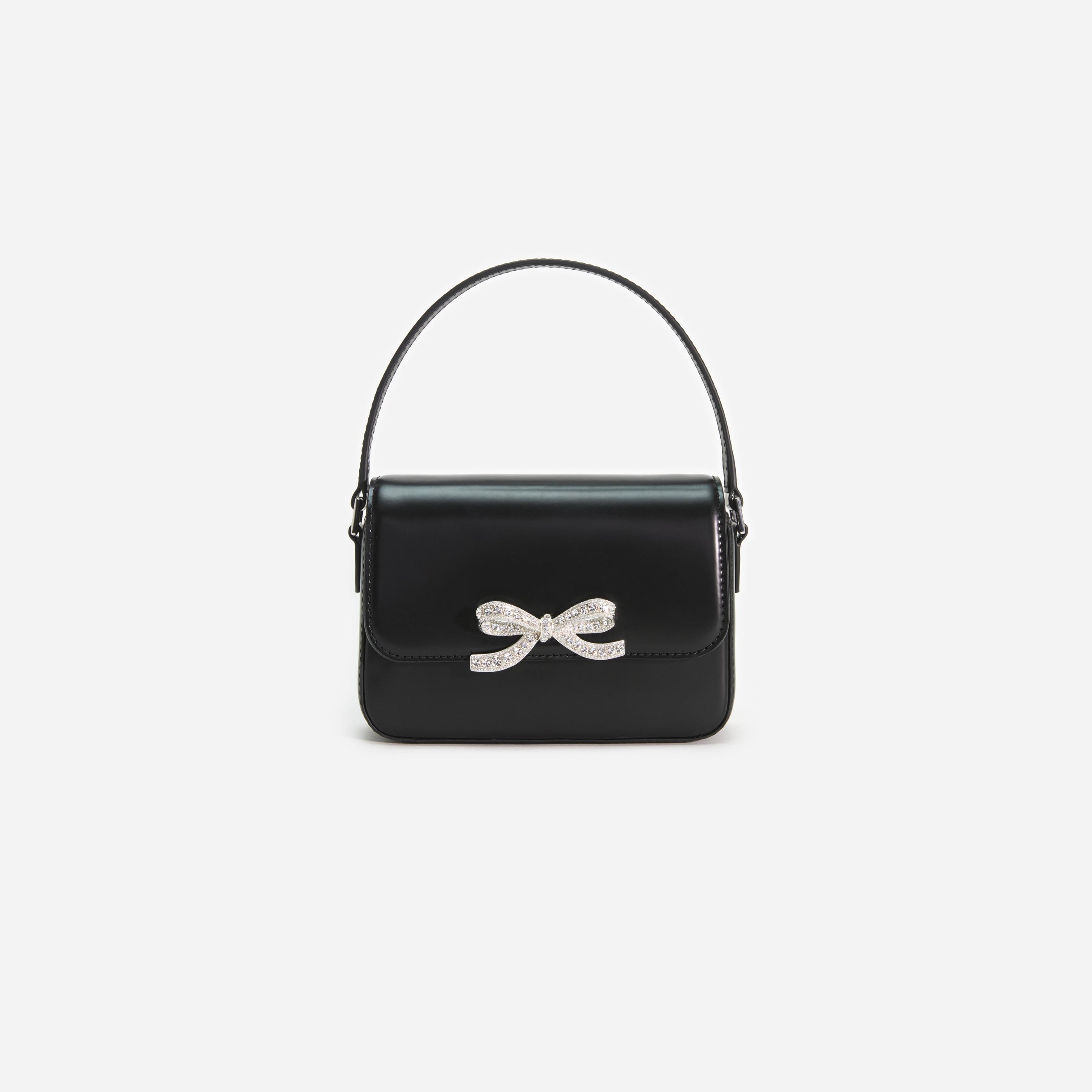 Black Leather Micro Bag