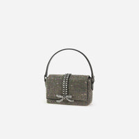 Multi Rhinestone Chainmail Micro Bag