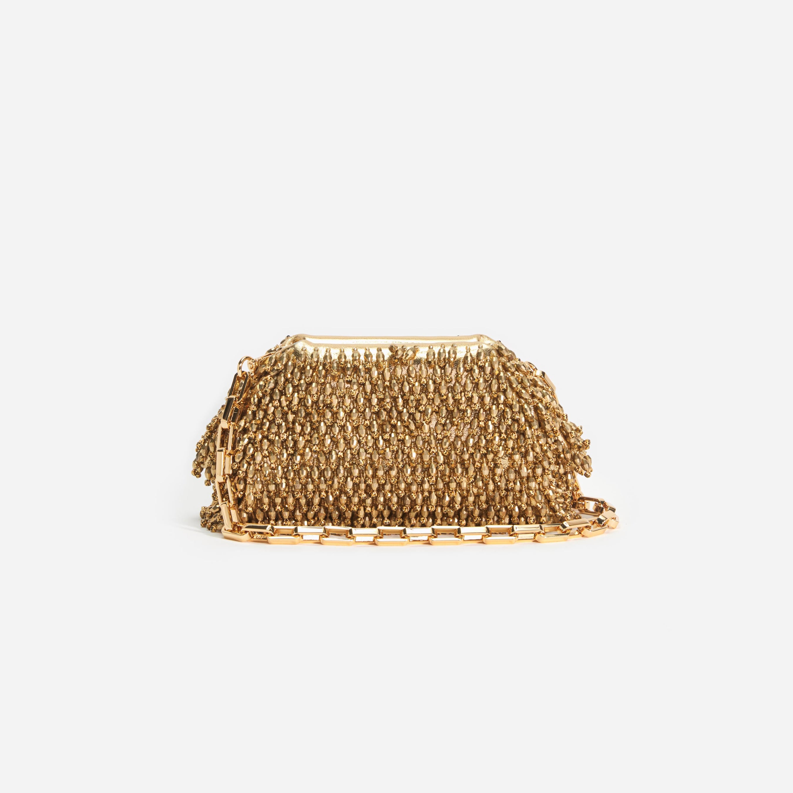 Gold Crystal Clutch