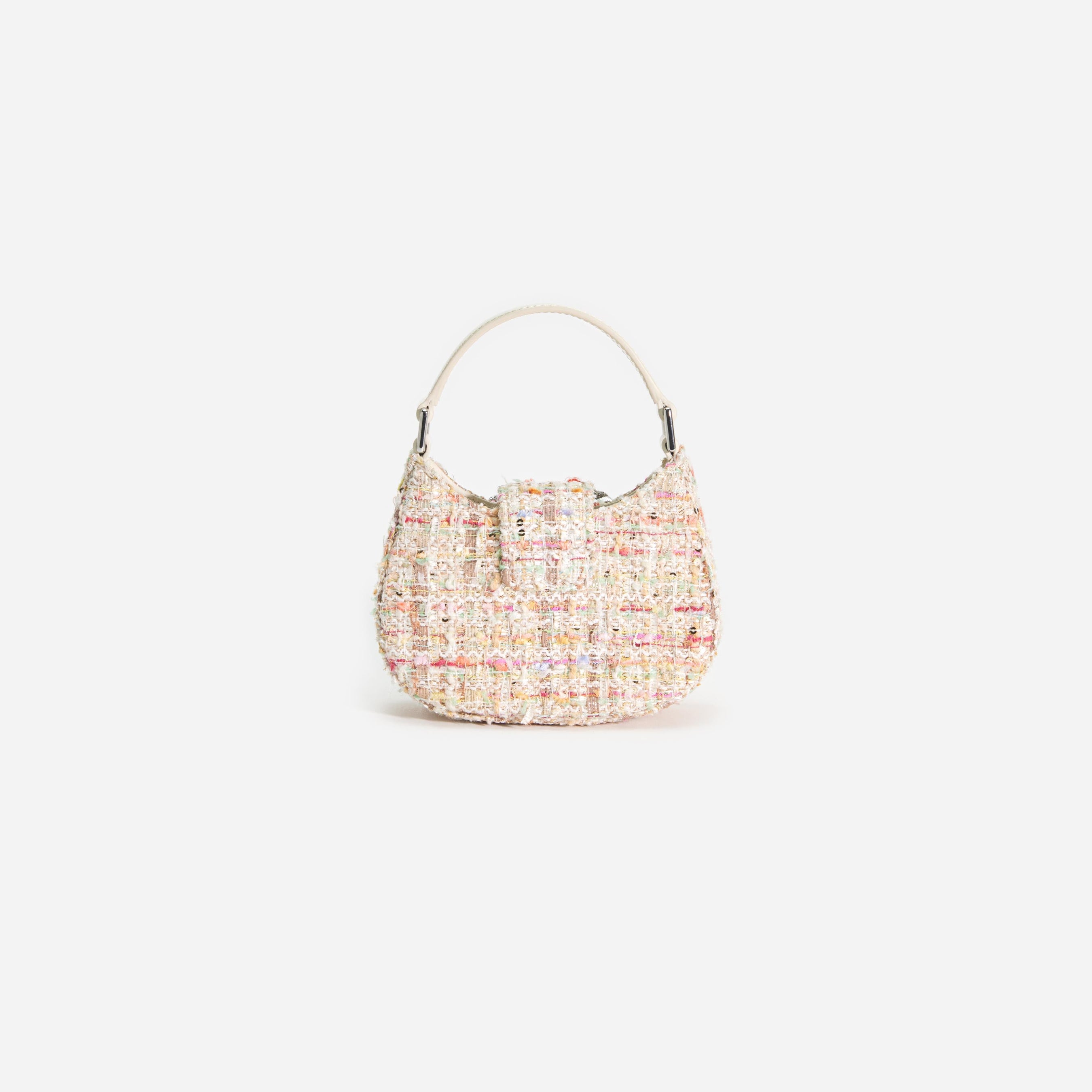 Cream Boucle Micro Bag