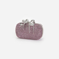 Pink Chainmail Clutch Bag