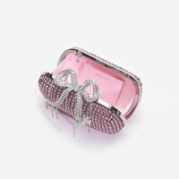 Pink Chainmail Clutch Bag