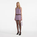 Lilac Chainmail Skirt