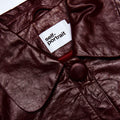 Burgundy Leather  Jacket