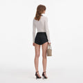 Cream Merino Wool Cardigan