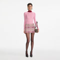 Pink Viscose Knit Top