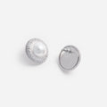 Small Crystal Pearl Earrings