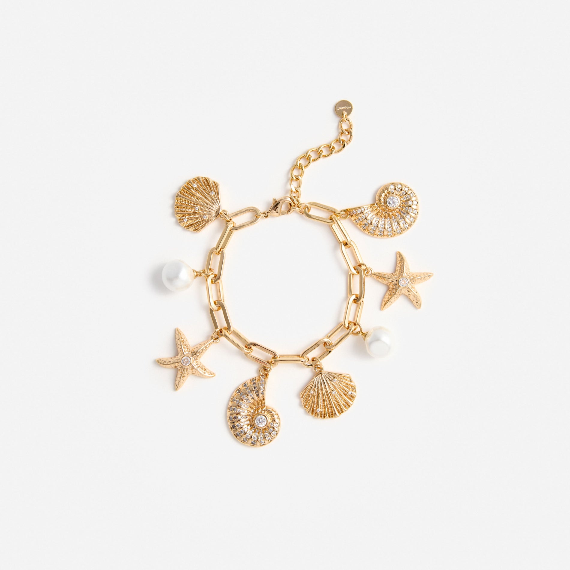 Gold Multi Charm Bracelet