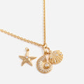 Gold Multi Charm Necklace