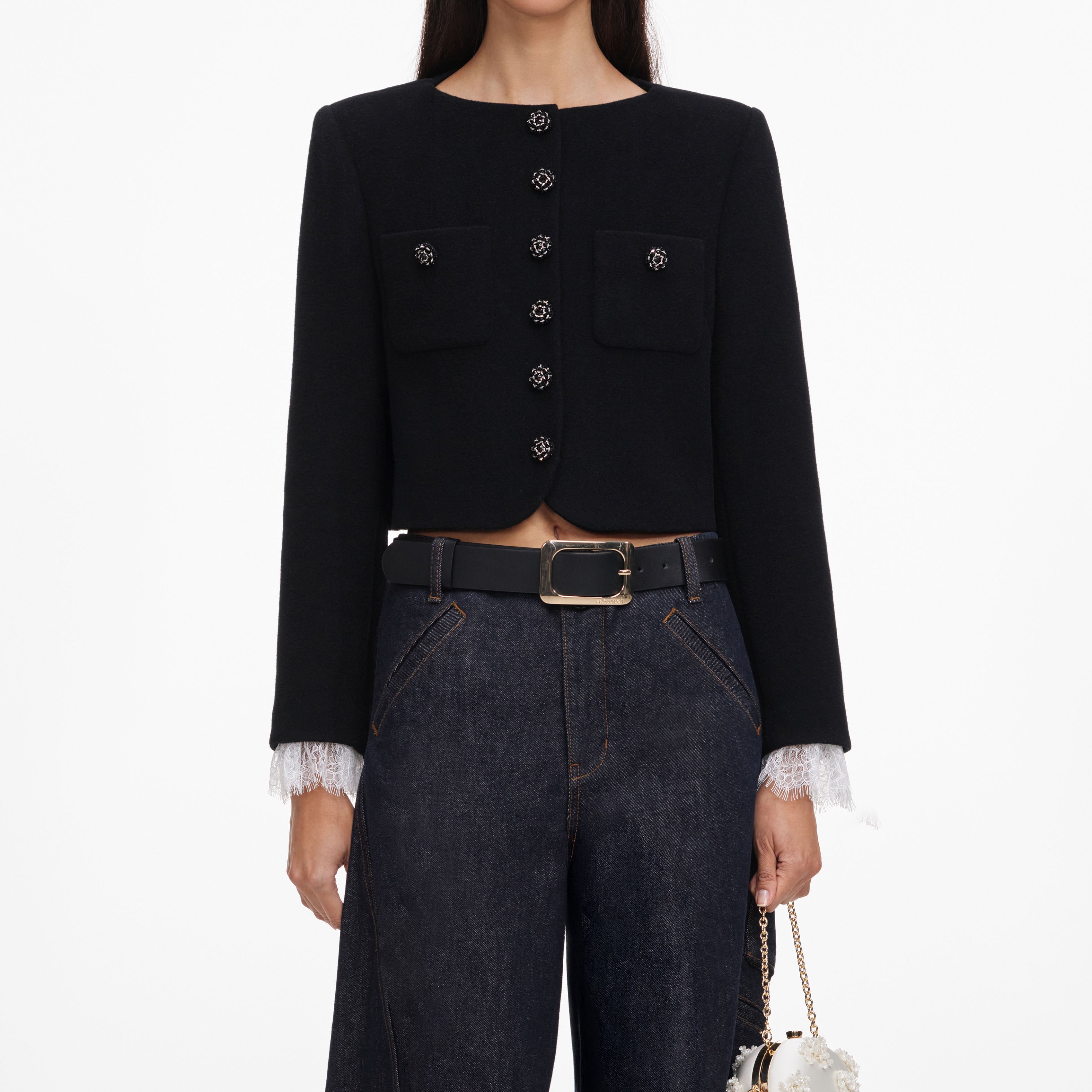 Black Button Down Jacket