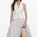 Cream Linen Blend Waistcoat