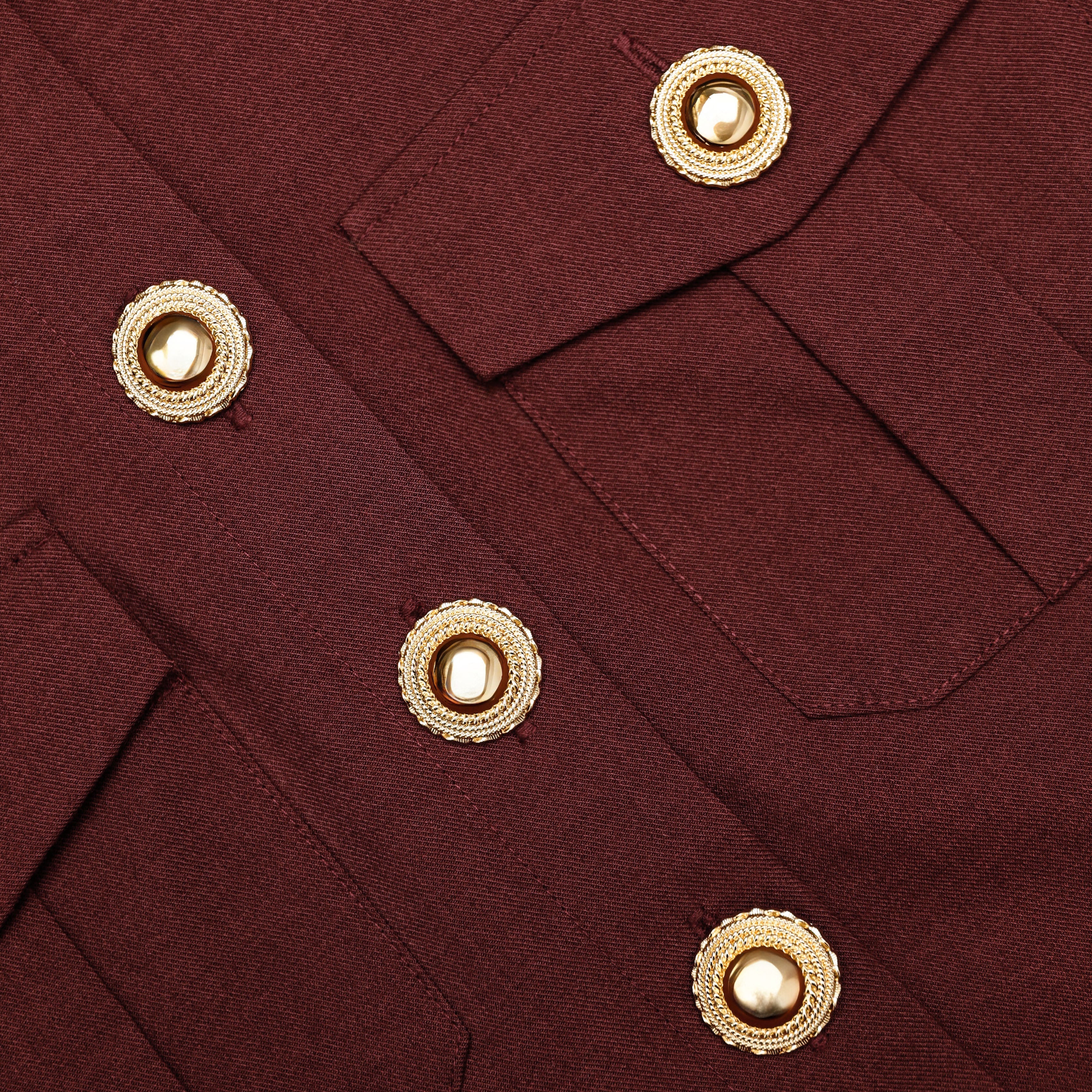 Brown Twill Maxi Dress