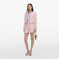 Pink Boucle Jacket
