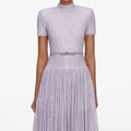 Lilac Rhinestone Midi Dress
