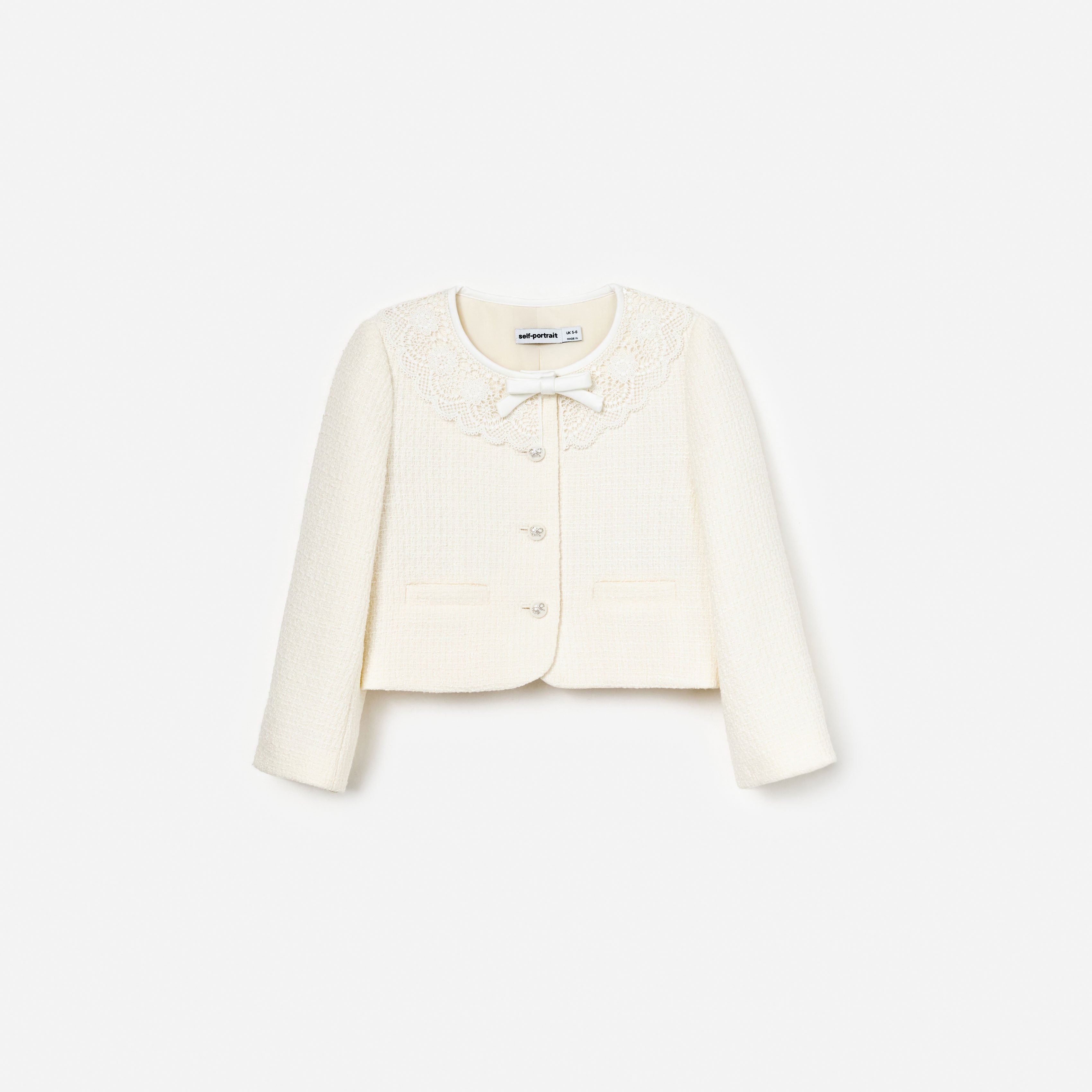 Cream Boucle Jacket