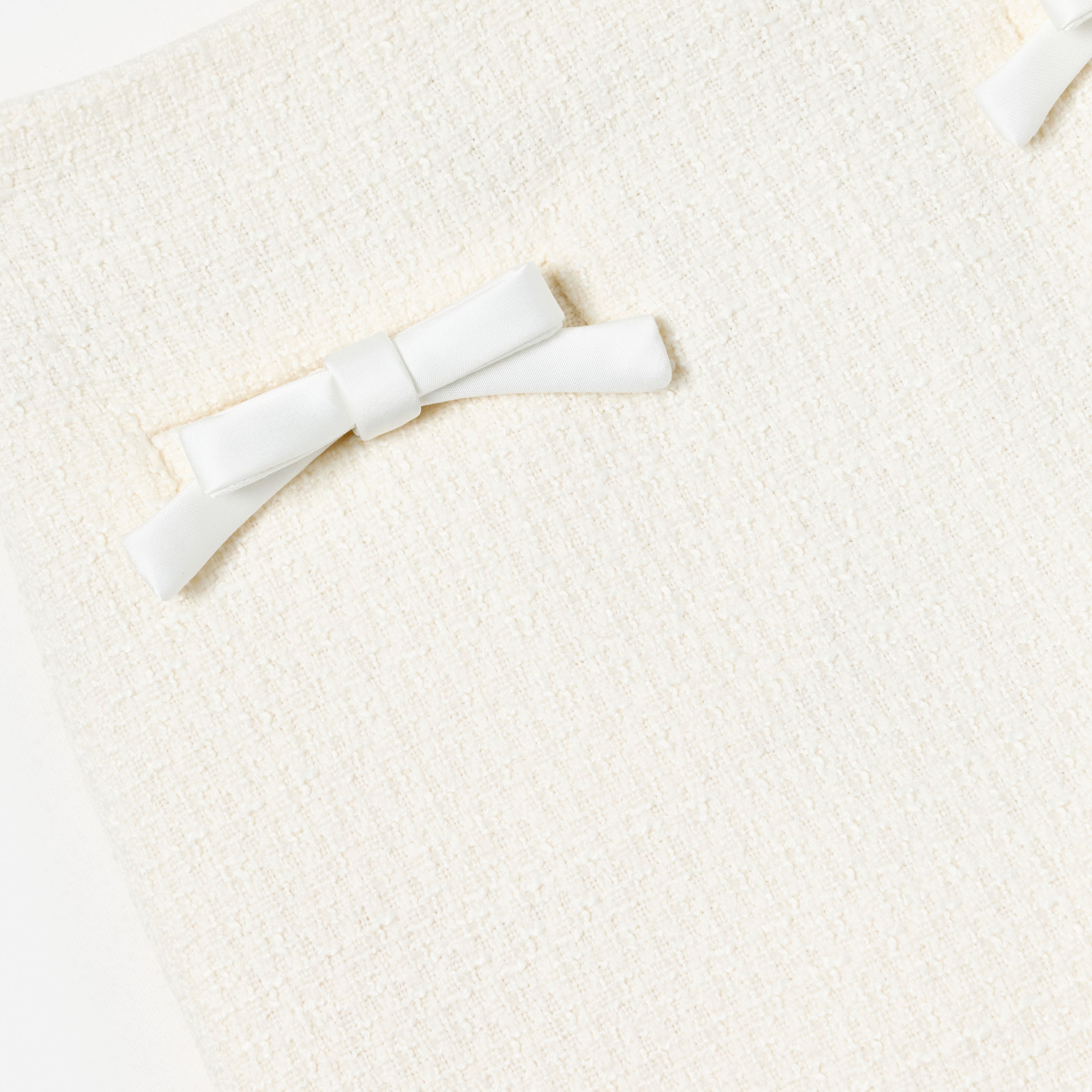 Cream Boucle Skirt