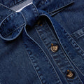 Denim Tie Neck Shirt