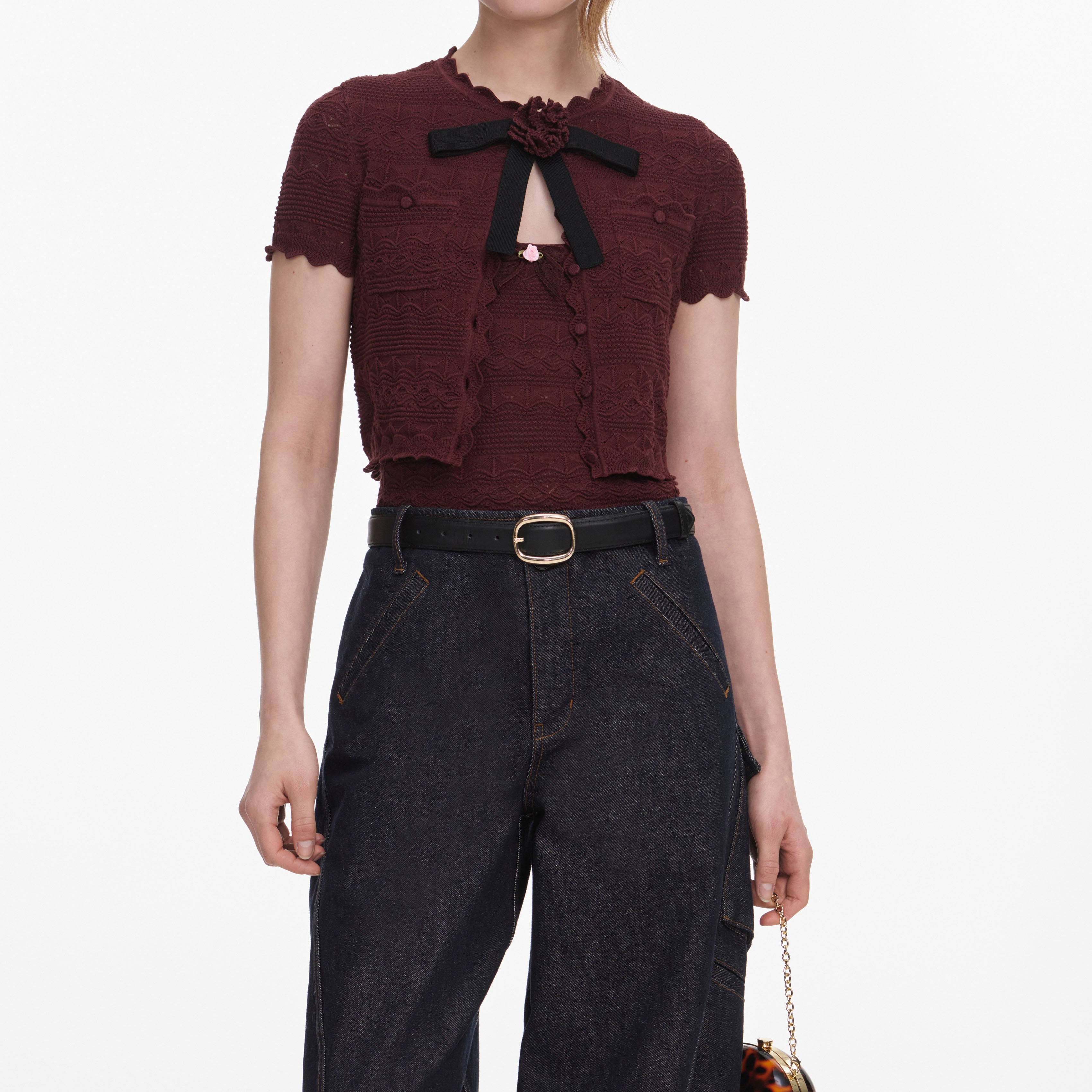 Indigo Denim Cargo Jeans