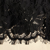 Black Cord Lace Top