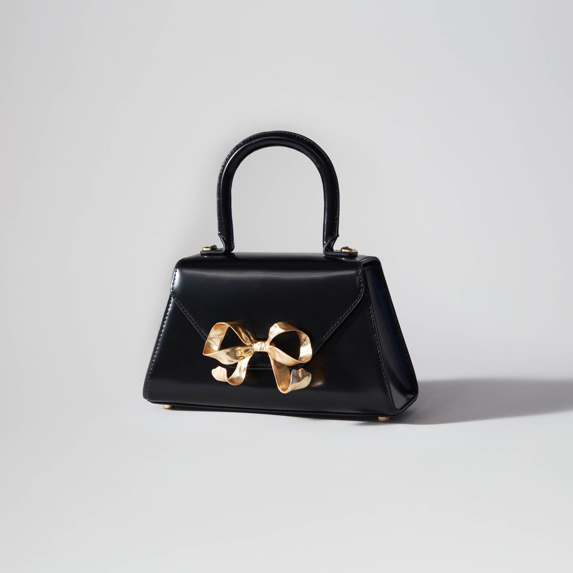 Black Bow Mini Envelope Bag