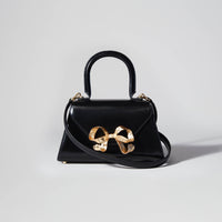 Black Bow Mini Envelope Bag