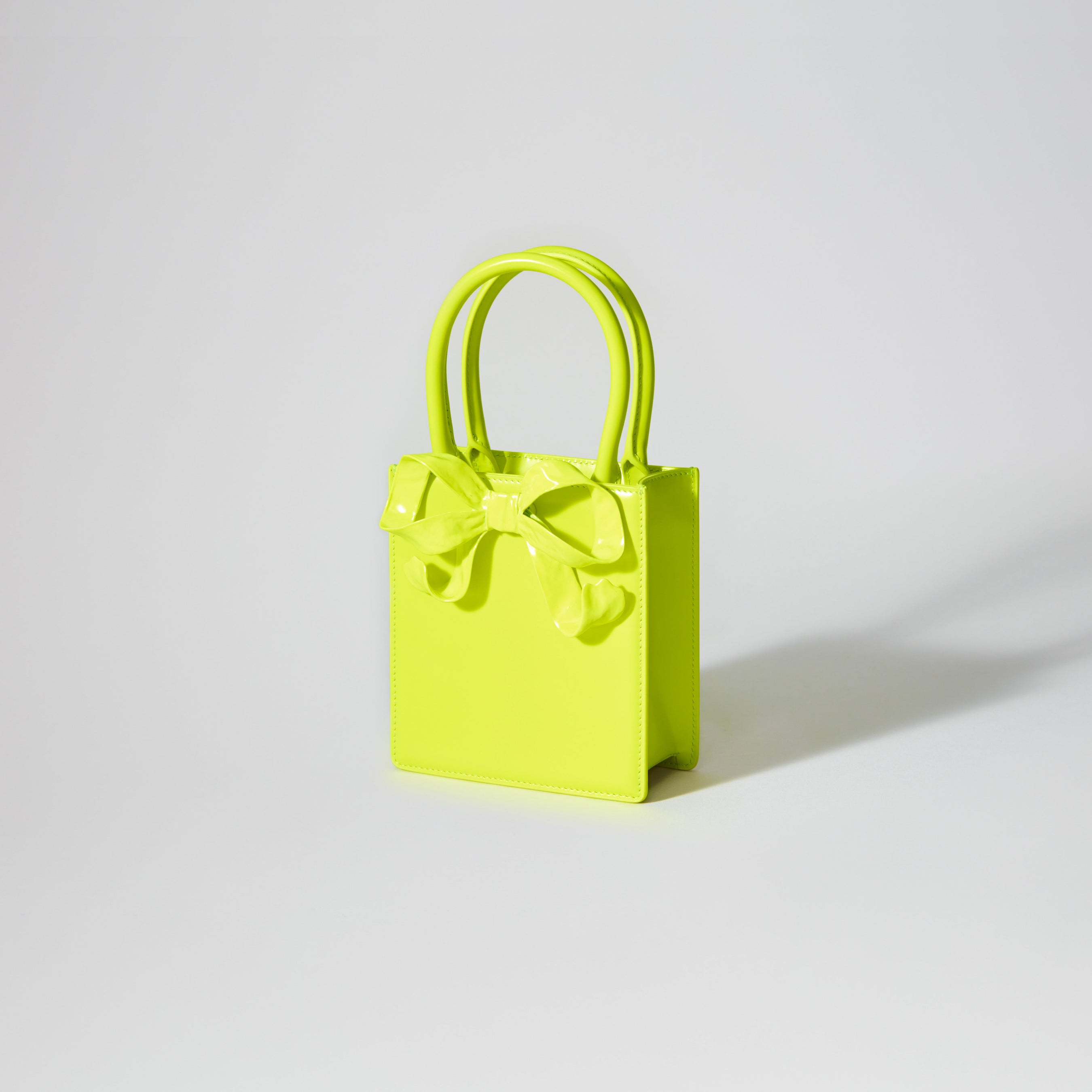 Yellow Bow Mini Tote Bag