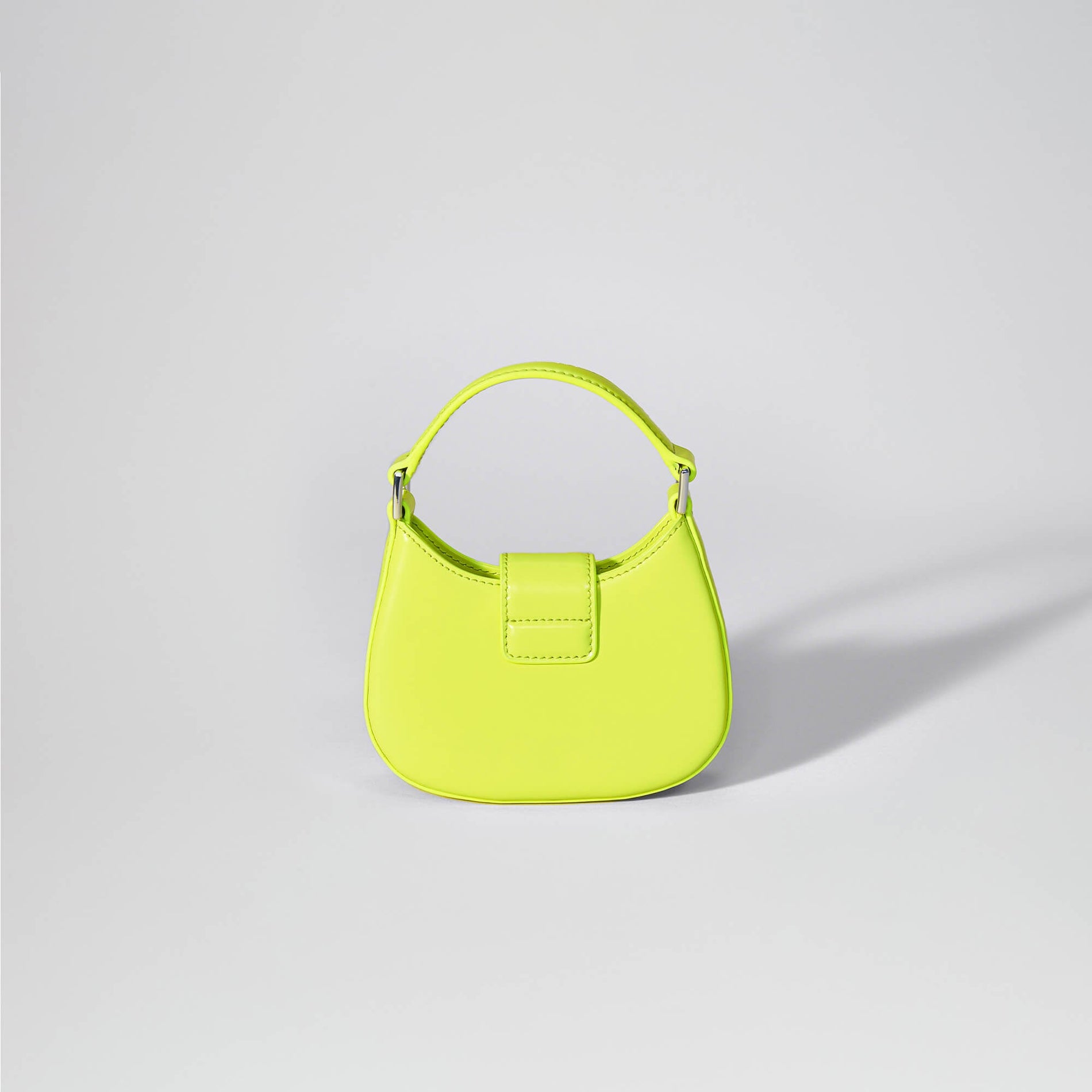 Lime Crescent Bow Micro Bag