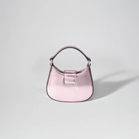 Pink Crescent Bow Micro Bag