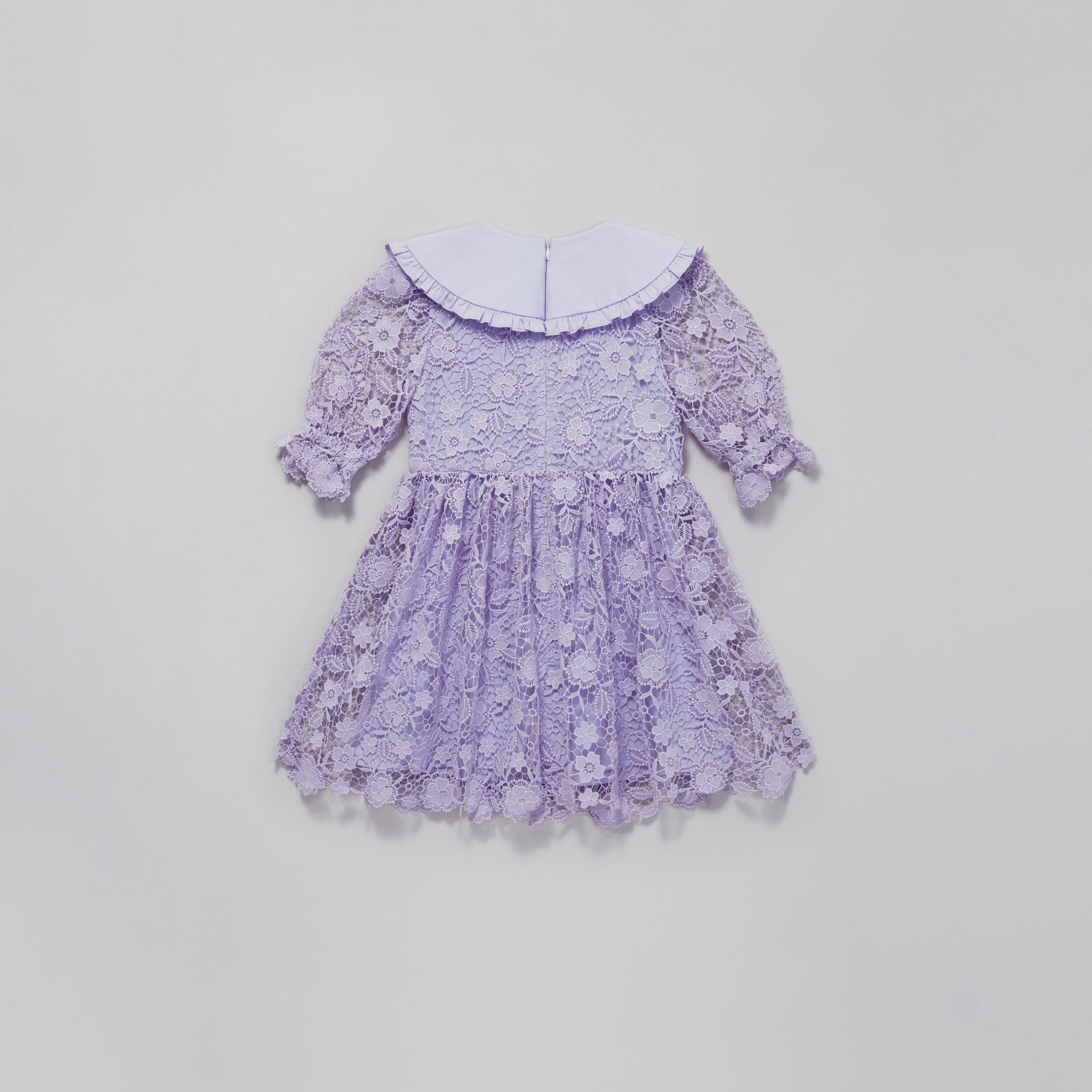 Lilac Lace Mini Dress