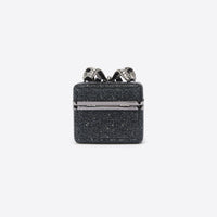 Black Rhinestone Vanity Bag