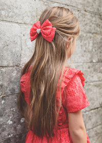 Cotton Bow Hairclip