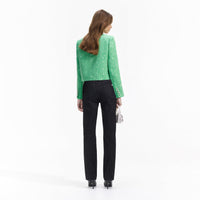 Green Boucle Jacket