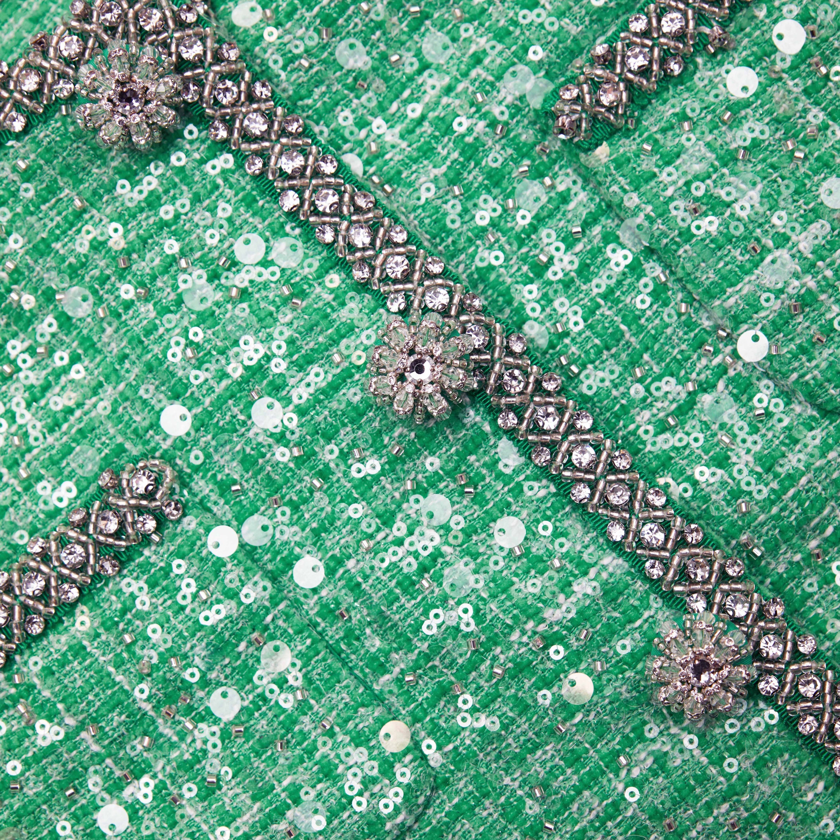 Green Boucle Jacket