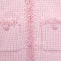 Pink Textured Knit Mini Dress
