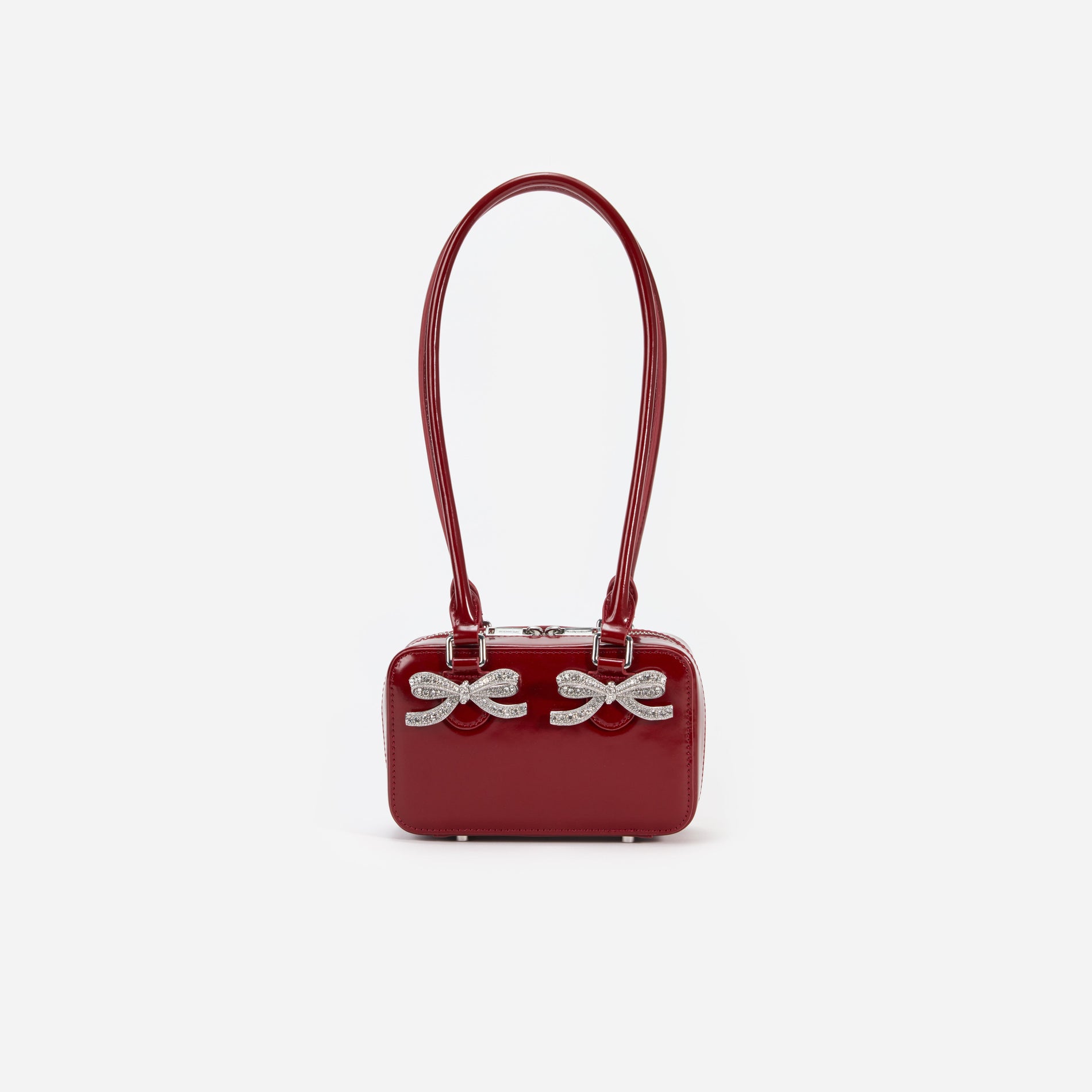 Burgundy Leather Shoulder Bag