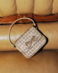 Gold Crystal Micro Bag