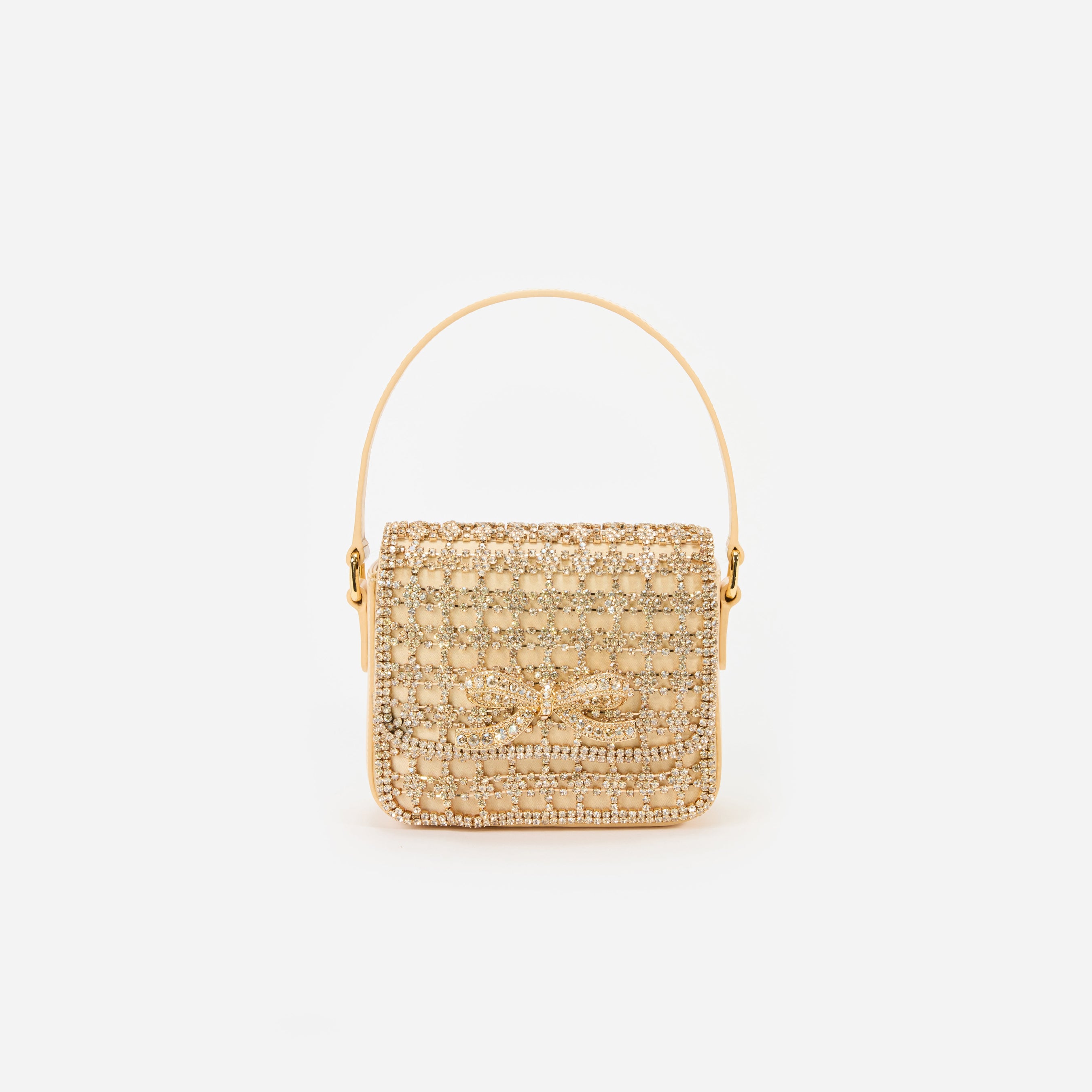 Gold Crystal Micro Bag