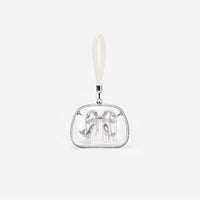 Clear Top Handle Clutch Bag