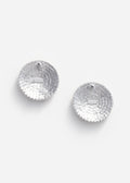 Large Round Crystal Earrings