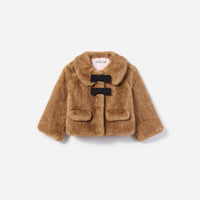 Brown Faux Fur Jacket